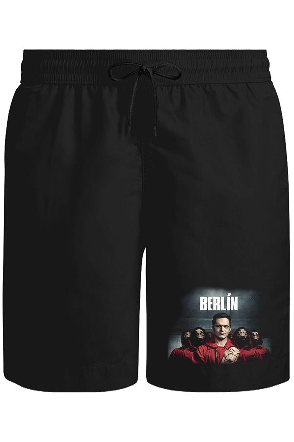 La Casa De Papel IV Unisex Siyah Şort