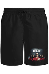 La Casa De Papel IV Unisex Siyah Şort