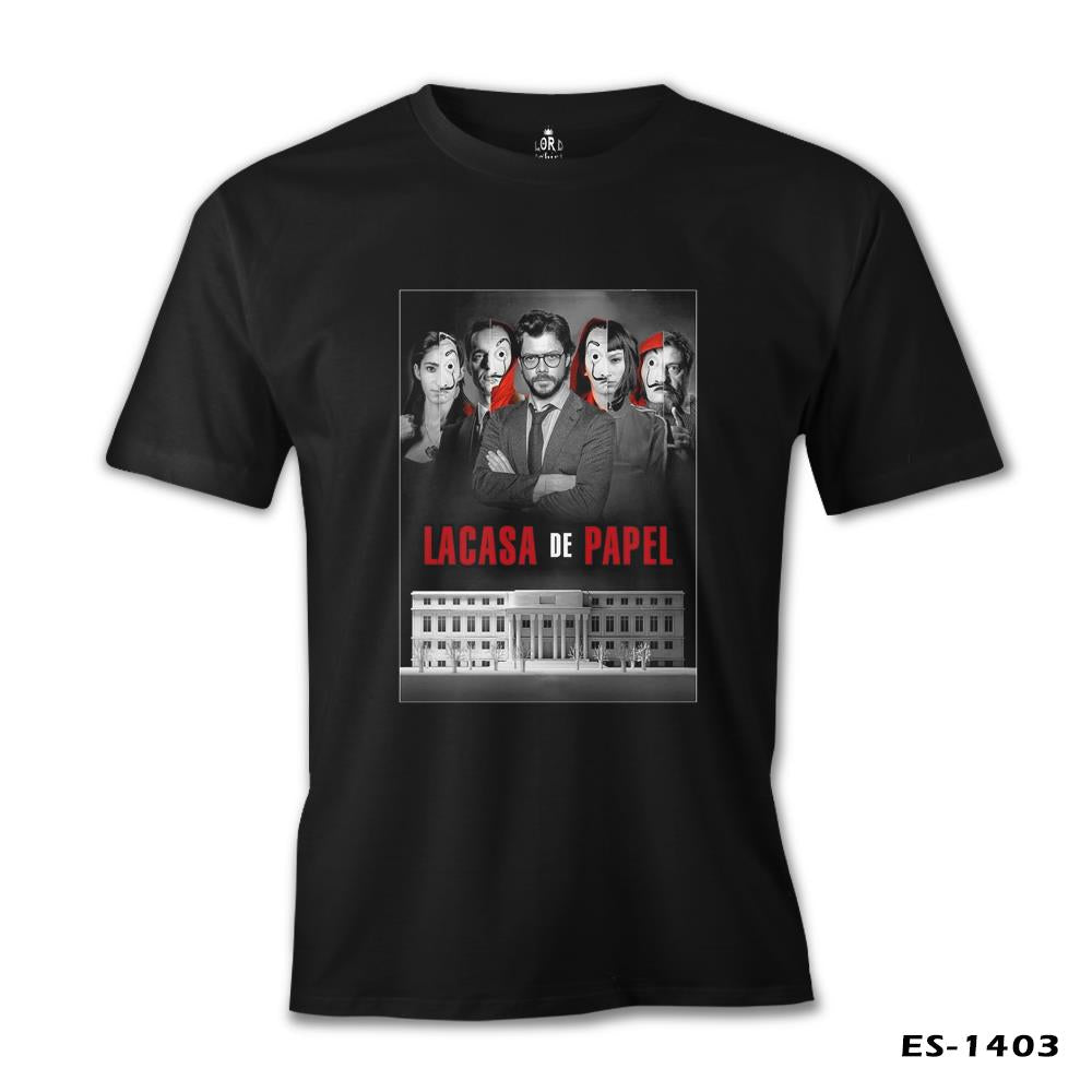 La Casa De Papel - Team Siyah Erkek Tshirt