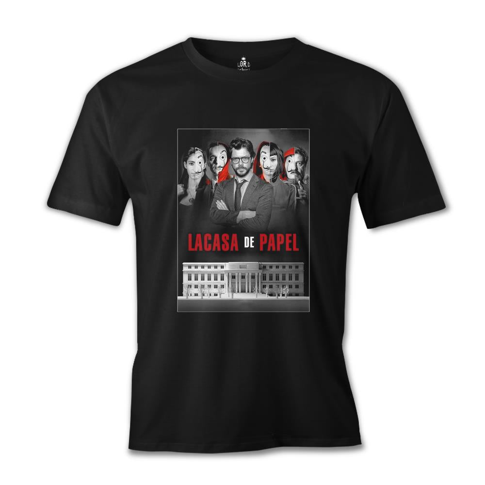 La Casa De Papel - Team Siyah Erkek Tshirt