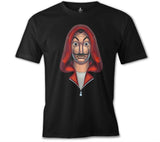 La Casa de Papel - The Mask Siyah Erkek Tshirt