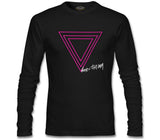 Lady Gaga - Born this Way Logo Siyah Erkek Sweatshirt
