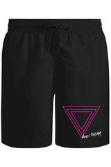 Lady Gaga - Born this Way Logo Unisex Siyah Şort