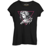 Lady Gaga - Born this Way Siyah Kadın Tshirt