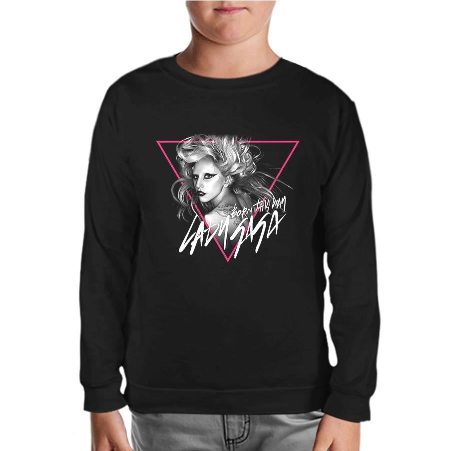 Lady Gaga - Born this Way Black Kids Sweatshirt