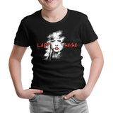 Lady Gaga - Face Siyah Çocuk Tshirt