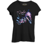 Lady Gaga - Motorcycle Black Women's Tshirt
