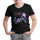 Lady Gaga - Motorcycle Black Kids Tshirt