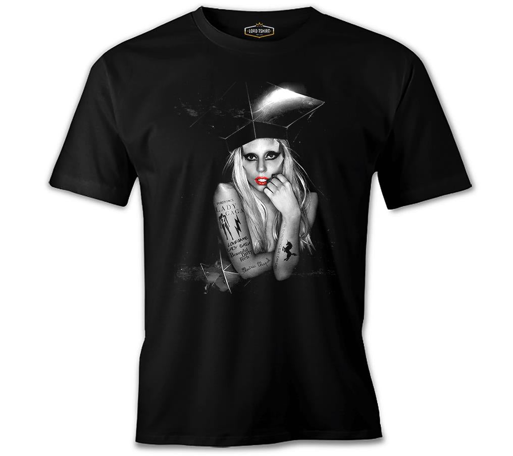 Lady Gaga Siyah Erkek Tshirt