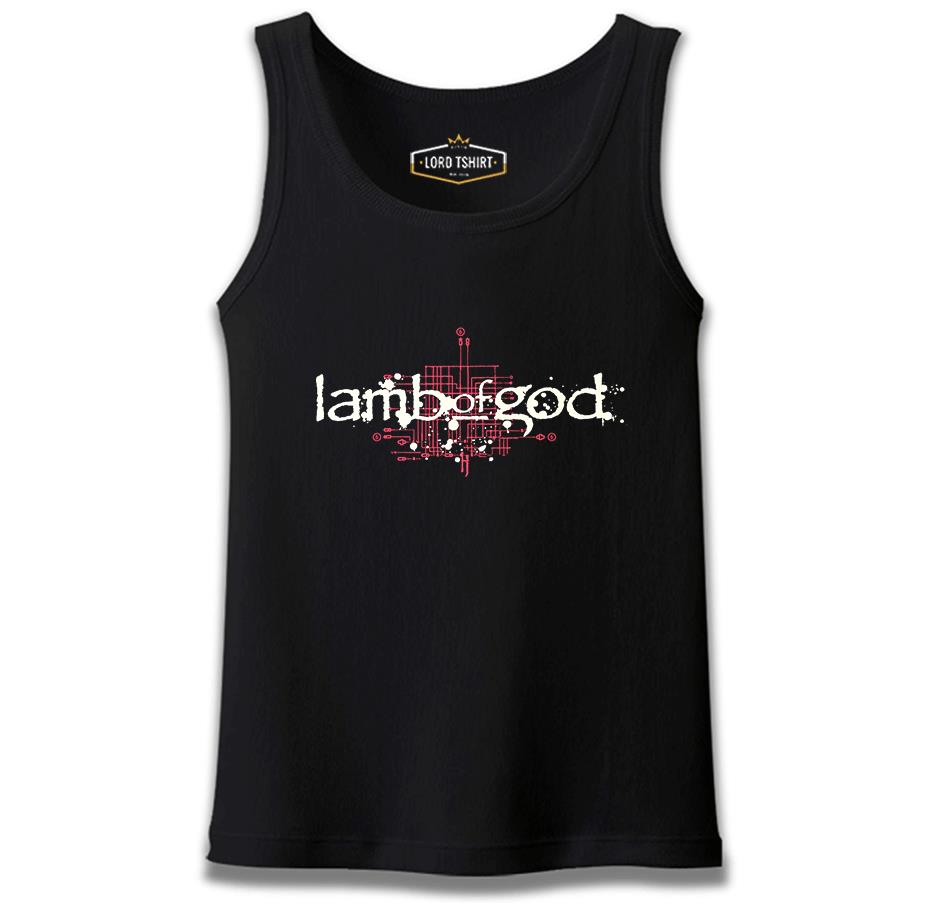 Lamb of God - Logo Siyah Erkek Atlet