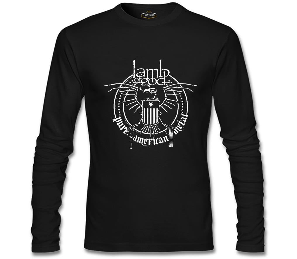 Lamb of God - Pure Metal Siyah Erkek Sweatshirt