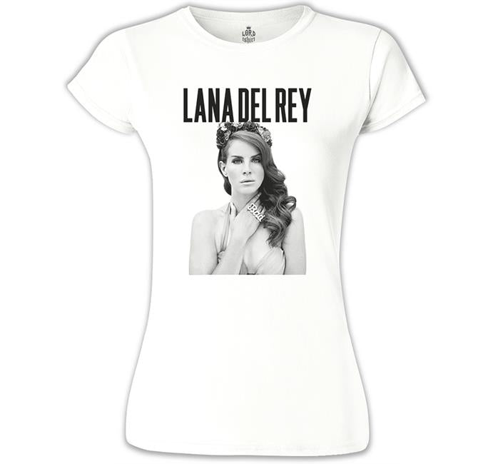 Lana Del Rey Beyaz Kadın Tshirt