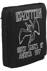 Led Zeppelin - 1977 Unisex Siyah Postacı Çanta
