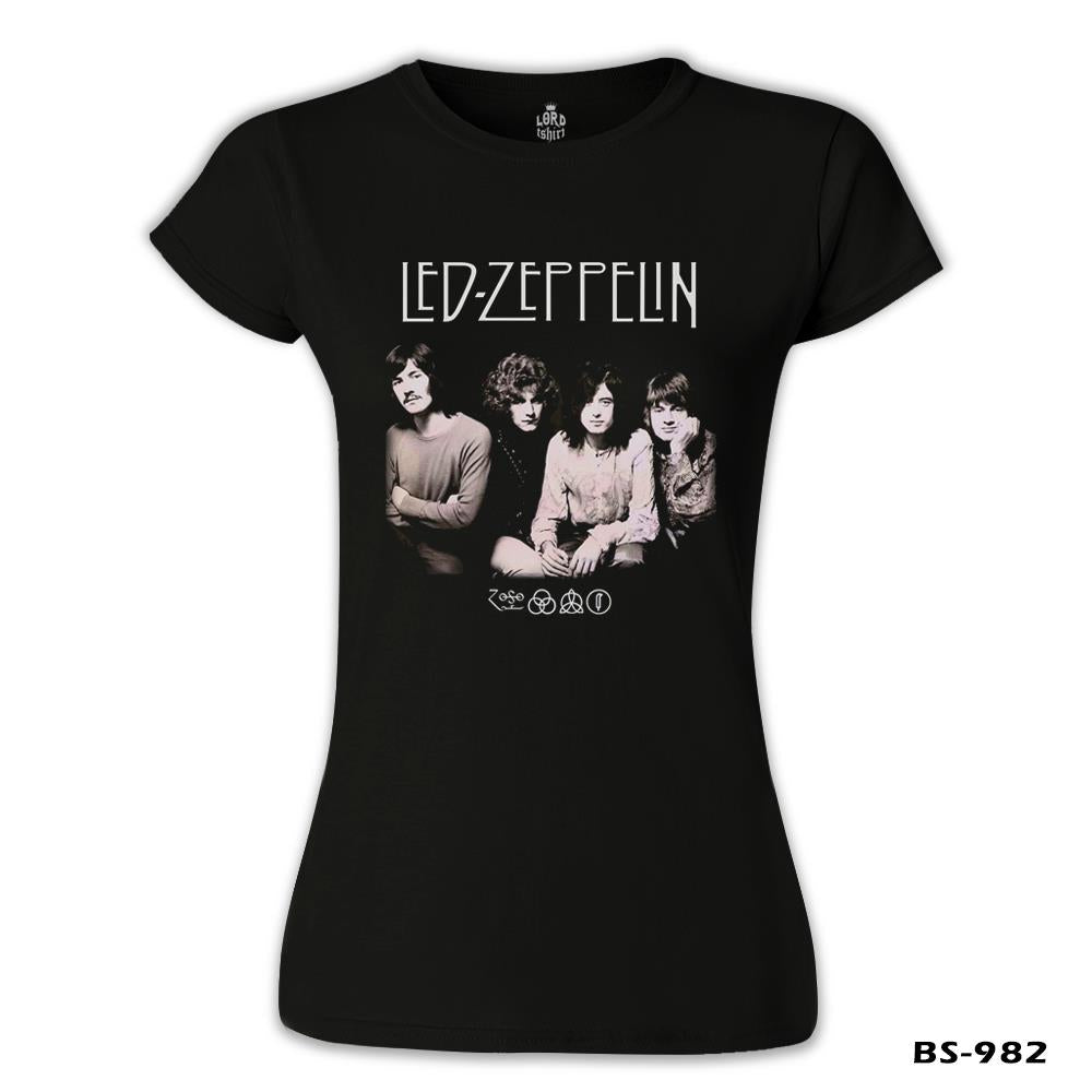 Led Zeppelin - Band Black Women's Tshirt