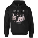 Led Zeppelin - Grup Siyah Erkek Fermuarsız Kapşonlu