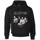 Led Zeppelin - Grup Siyah Erkek Fermuarsız Kapşonlu