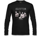Led Zeppelin - Grup Siyah Erkek Sweatshirt