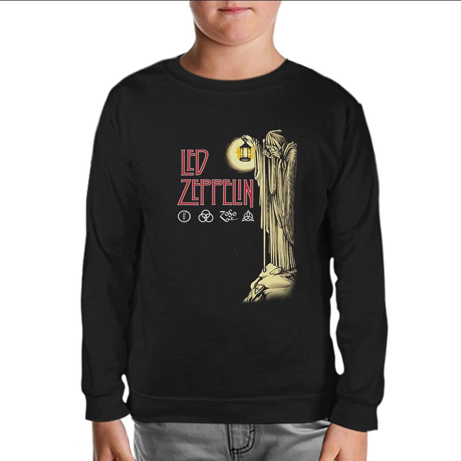 Led Zeppelin - Stairway to Heaven Black Kids Sweatshirt