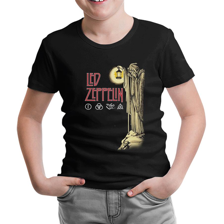 Led Zeppelin - Stairway to Heaven Black Kids Tshirt