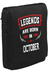 Legends Born in October - Blade Unisex Siyah Postacı Çanta