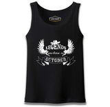 Legends Born in October - Hat Siyah Erkek Atlet