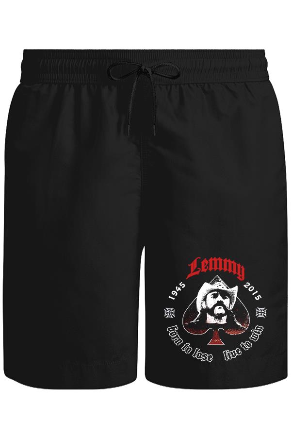 Lemmy Kilmister Unisex Siyah Şort