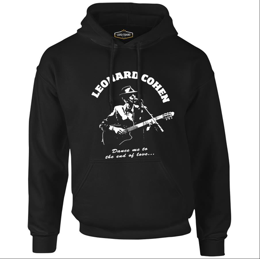 Leonard Cohen - End of.. Black Men's Zipperless Hoodie