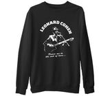 Leonard Cohen - End of.. Black Men's Thick Sweatshirt