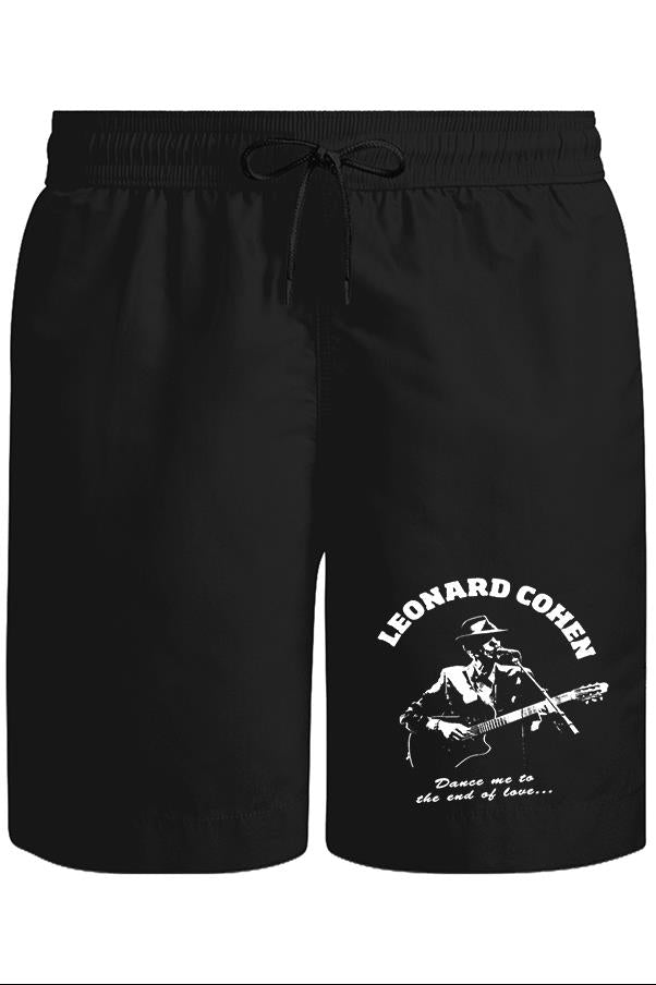 Leonard Cohen - End of.. Unisex Black Shorts