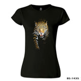 Leopard Black Women's Tshirt