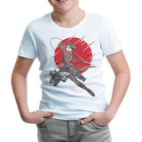 Levi Ackerman - Attack on Titan II White Kids Tshirt