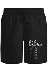 Lifelover Unisex Siyah Şort