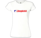 Limpbizkit - Logo Beyaz Kadın Tshirt