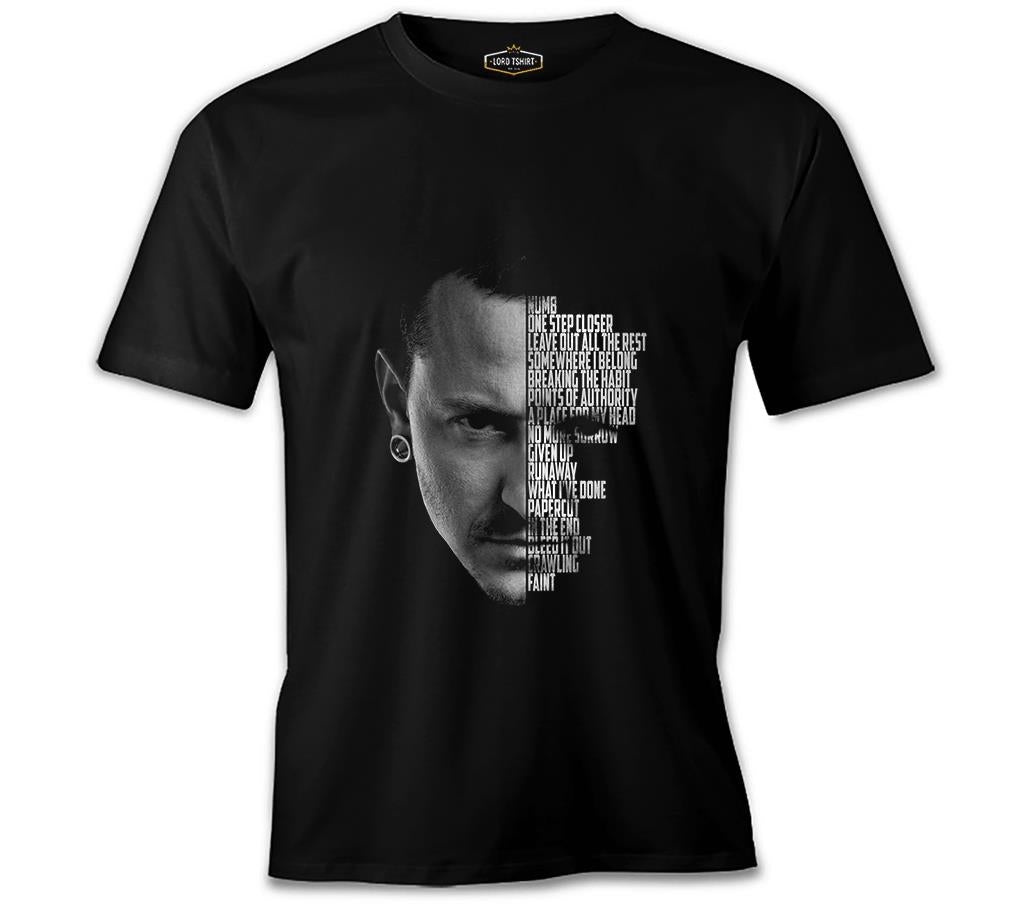 Linkin Park - Chester Siyah Erkek Tshirt