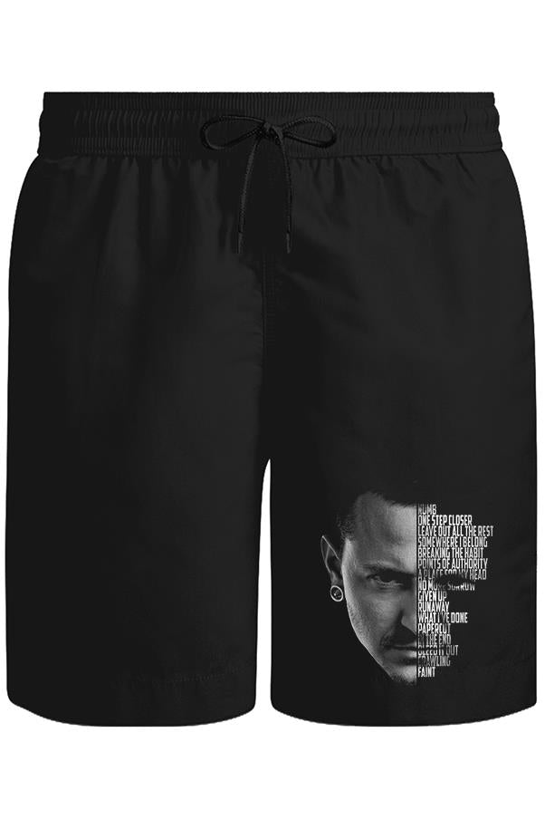 Linkin Park - Chester Unisex Siyah Şort