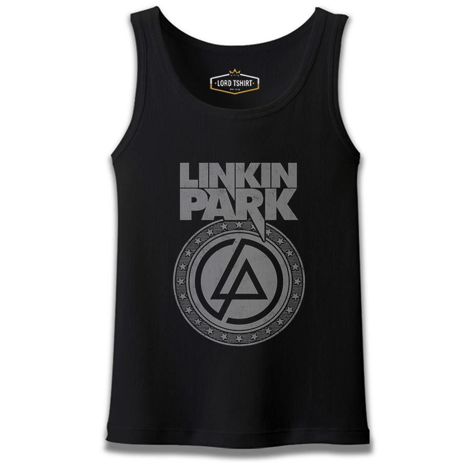 Linkin Park - Logo 2 Black Male Athlete