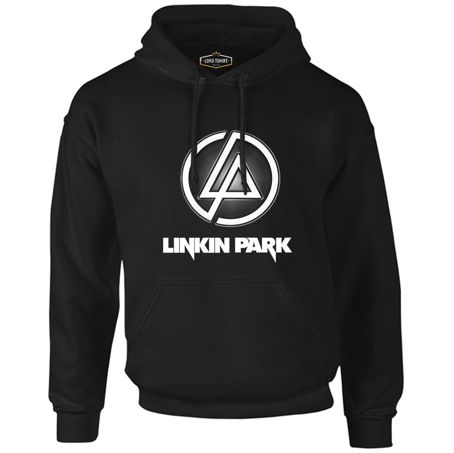 Linkin Park - Logo 3 Black Men's Zipperless Hoodie