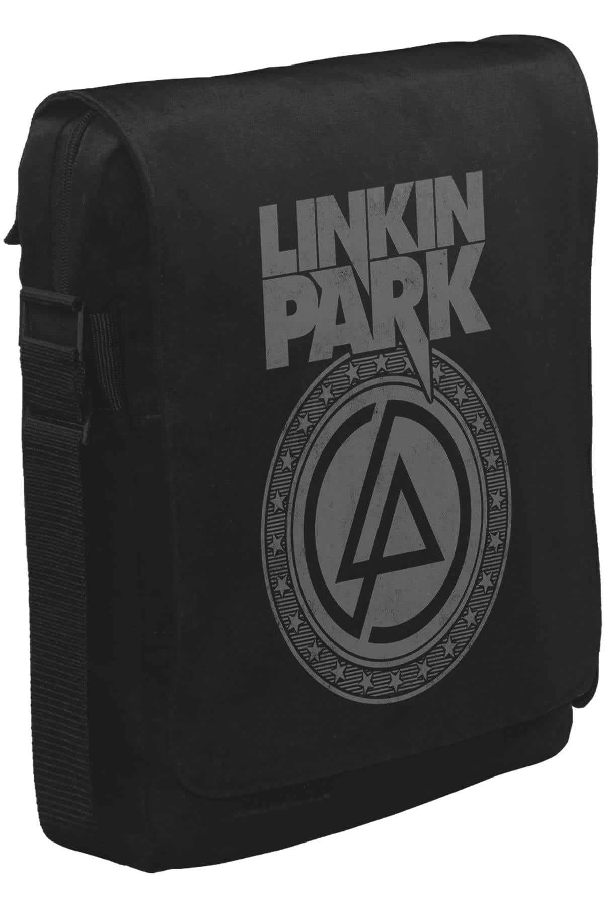 Linkin Park - Logo II Unisex Siyah Postacı Çanta