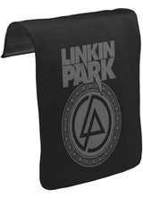 Linkin Park - Logo II Unisex Siyah Tak-Çıkar Postacı Çanta Kapağı CK-357