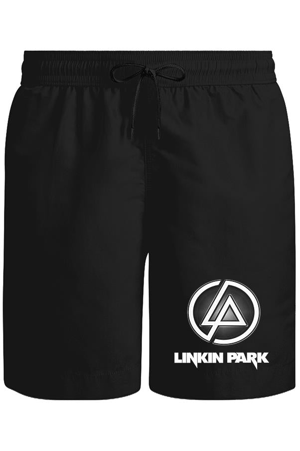 Linkin Park - Logo III Unisex Siyah Şort