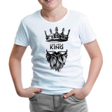 Live Like a King Beyaz Çocuk Tshirt