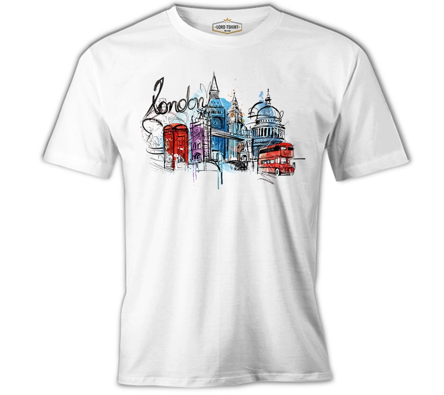 London - Cottage White Men's Tshirt 