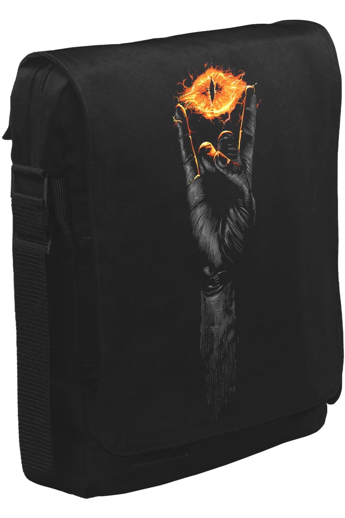 Lord of the Rock Unisex Siyah Postacı Çanta