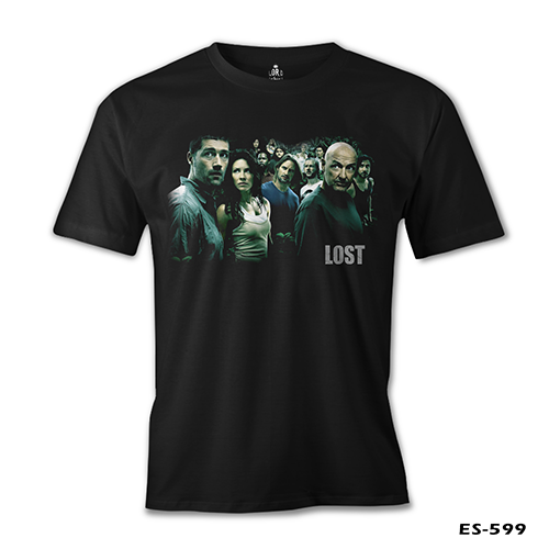 Lost Siyah Erkek Tshirt