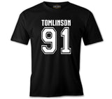 Louis Tomlinson - 91 Logo Black Men's Tshirt