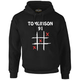 Louis Tomlinson - 91 Siyah Erkek Fermuarsız Kapşonlu