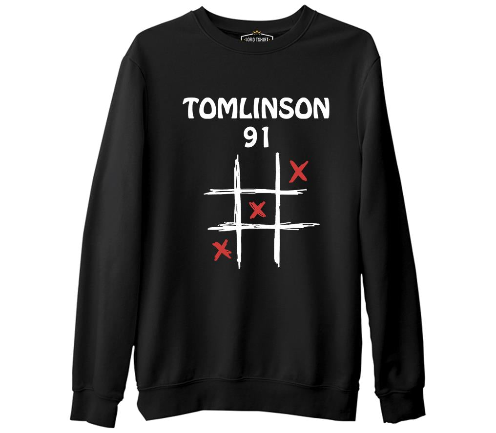 Louis Tomlinson - 91 Black Men's Thick Sweatshirt