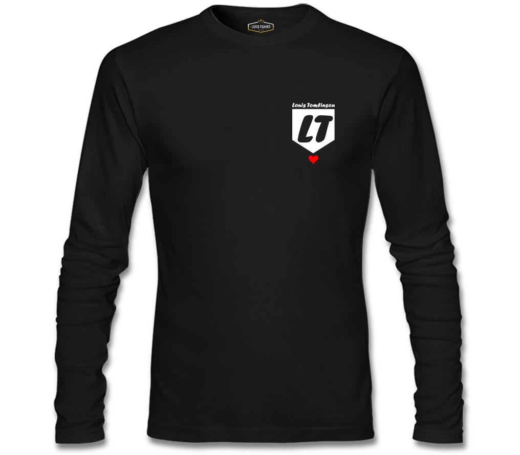 Louis Tomlinson - LT Siyah Erkek Sweatshirt