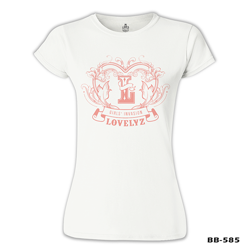 Lovelyz - Invasion Beyaz Kadın Tshirt