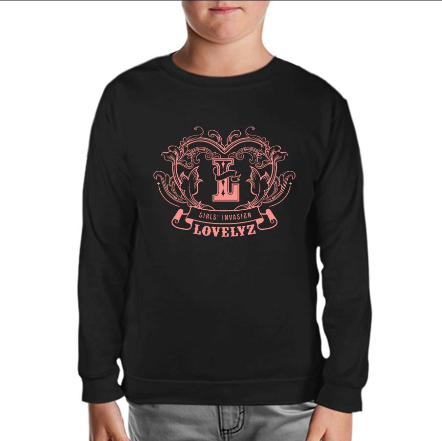 Lovelyz - Logo Black Kids Sweatshirt